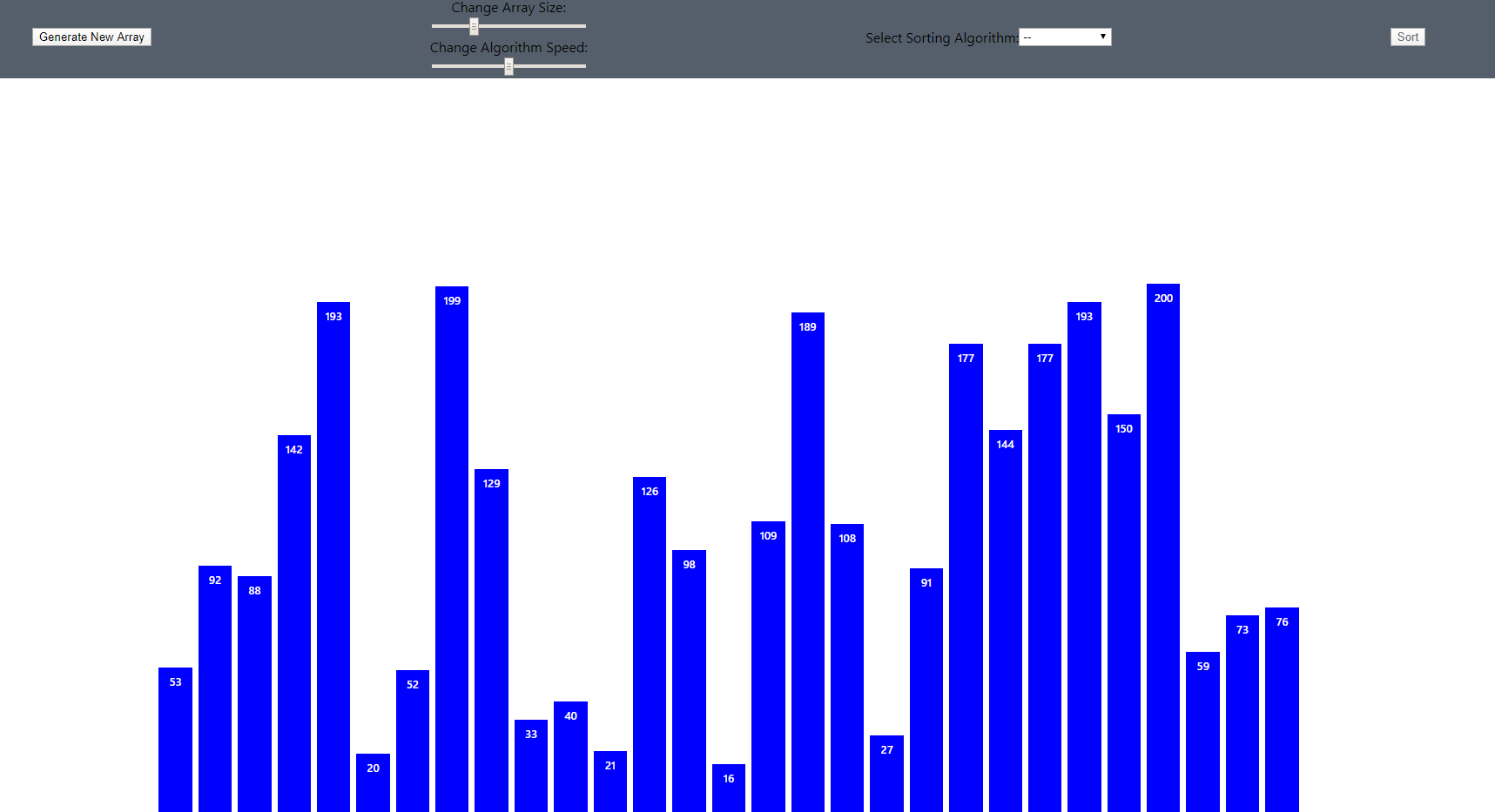 Sorting Visualizer